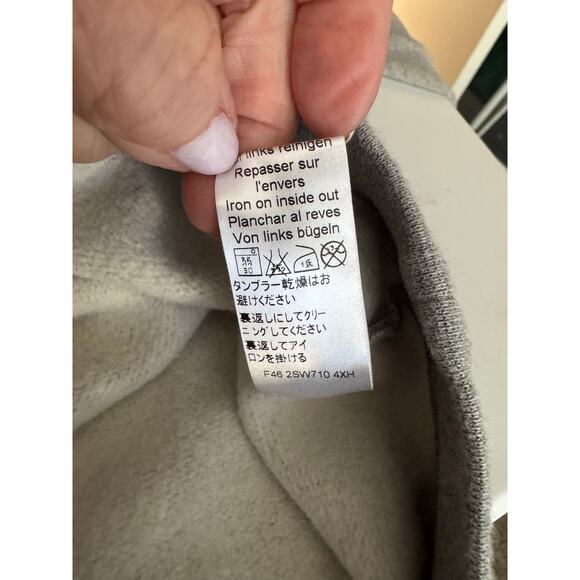 Kenzo Paris All Seeing Eye Gray Heather Cotton Slim Sweatshirt - Picture 7 of 7